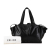 Celine B Celine Black Calf Leather Medium Paperweight Trifold Tote Italy