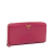 Prada B Prada Pink Saffiano Leather Zip Around Long Wallet Italy