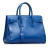 Saint Laurent B Saint Laurent Blue Calf Leather Small Sac De Jour Italy