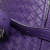 Bottega Veneta B Bottega Veneta Purple Calf Leather Intrecciato Montaigne Shoulder Bag Italy