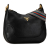 Prada B Prada Black Calf Leather Vitello Daino Zippered Messenger Hobo India