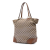 Gucci B Gucci Brown Beige Canvas Fabric GG Tote Italy