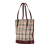 Burberry AB Burberry Brown Beige Canvas Fabric House Check Tote United Kingdom