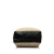 Celine B Celine Brown Beige with Black Fur Natural Material Shearling Gusset Vertical Cabas Italy