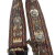 Christian Dior A Dior Brown Canvas Fabric Embroidered Bohemian Fringe Strap Italy