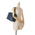 Gucci B Gucci Blue Navy Calf Leather Medium Swing Tote Italy