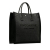 Saint Laurent B Saint Laurent Black Canvas Fabric Rive Gauche North South Tote Italy