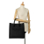 Saint Laurent B Saint Laurent Black Canvas Fabric Rive Gauche North South Tote Italy