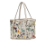 Gucci B Gucci White Calf Leather Small Flora Nice Tote Italy