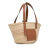 Loewe AB LOEWE Brown Beige Raffia Natural Material Small Basket Tote Spain