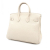 Hermès A Hermès White Ivory Calf Leather Togo Birkin Retourne 25 France