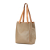 Celine B Celine Brown Beige Coated Canvas Fabric Macadam Tote Italy