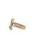 Chanel B Chanel Gold Gold Plated Metal CC Rhinestone Ring France