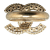 Chanel B Chanel Gold Gold Plated Metal CC Rhinestone Ring France