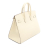 Hermès AB Hermès White Ivory Calf Leather Epsom Birkin Sellier 25 France