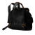 Gucci B Gucci Black Suede Leather Bamboo Backpack Italy