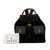 Gucci B Gucci Black Suede Leather Bamboo Backpack Italy