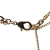 Chanel B Chanel Gold Gold Plated Metal Engraved CC Pendant Double Strand Necklace France