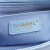 Chanel AB Chanel Blue Light Blue Caviar Leather Leather CC Quilted Caviar Single Flap France