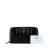 Prada B Prada Black Saffiano Leather Fiocco Bow Long Wallet Italy