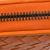 Bottega Veneta AB Bottega Veneta Orange Calf Leather Intrecciato Zip Around Long Wallet Italy