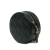 Chanel B Chanel Black Lambskin Leather Leather CC Quilted Lambskin Round Clutch with Chain Italy