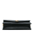 Saint Laurent AB Saint Laurent Black Calf Leather Grain De Poudre Cassandre Envelope Wallet on Chain Italy