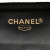 Chanel B Chanel Black PVC Plastic CC and Calfskin Vanity Case Italy