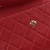 Chanel AB Chanel Red Lambskin Leather Leather Small Trendy CC Lambskin Flap Italy