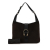 Gucci B Gucci Brown Dark Brown with Black Suede Leather Dionysus Hobo Italy