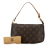 Louis Vuitton B Louis Vuitton Brown Monogram Canvas Canvas Monogram Pochette Accessoires Spain