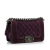 Chanel B Chanel Purple Velvet Fabric Small Boy Flap Bag Italy