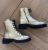 Giuseppe Zanotti Bottines en cuir et mouton