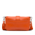 Prada AB Prada Orange Calf Leather Soft Pocket Crossbody Italy