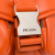 Prada AB Prada Orange Calf Leather Soft Pocket Crossbody Italy