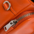 Prada AB Prada Orange Calf Leather Soft Pocket Crossbody Italy