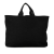 Prada B Prada Black Canvas Fabric Canapa Drill Tote Italy