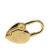 Hermès B Hermès Gold Gold Plated Metal Annee De La Fantaisie Heart Cadena Lock Charm France