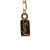 Saint Laurent B Yves Saint Laurent Gold Gold Plated Metal Logo Plate Pendant Necklace Italy