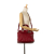 Christian Dior B Dior Red Calf Leather Medium Lambskin Cannage Granville Tote Italy