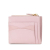 Prada AB Prada Pink Light Pink Saffiano Leather Card Case Italy