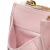 Prada AB Prada Pink Light Pink Saffiano Leather Card Case Italy