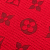 Louis Vuitton AB Louis Vuitton Red Wool Fabric Logomania Scarf Italy