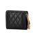 Chanel AB Chanel Black Caviar Leather Leather Quilted Caviar Boy Card Holder with Chain Italy