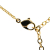 Christian Dior B Dior Gold Gold Plated Metal Crystal Pendant Necklace Germany