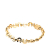 Chanel B Chanel Gold 18K Yellow Gold Metal C Link Bracelet France