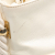 Chanel B Chanel White Calf Leather Crumpled skin En Vogue Rope Satchel Italy