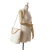 Chanel B Chanel White Calf Leather Crumpled skin En Vogue Rope Satchel Italy