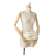 Chanel AB Chanel White Ivory Calf Leather Iridescent skin All About Waist Belt Bag Italy