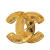 Chanel B Chanel Gold Gold Plated Metal CC Quilted Brooch France